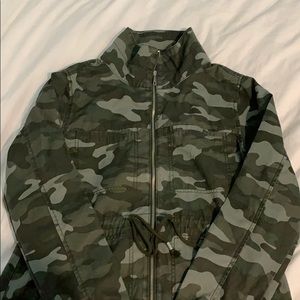 Military-style camo jacket